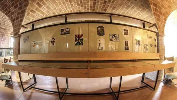 Particolare del Mam (museo d'arte moderna e della mail-art - Montecarotto